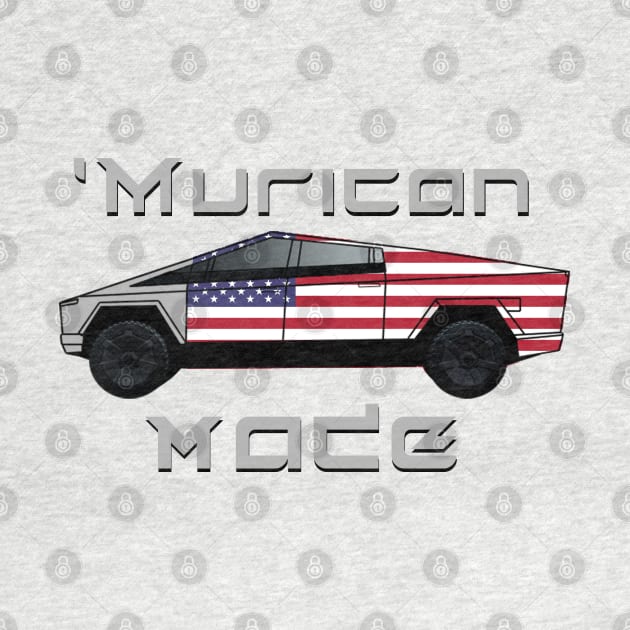 Cybertruck Murican Made by atadrawing